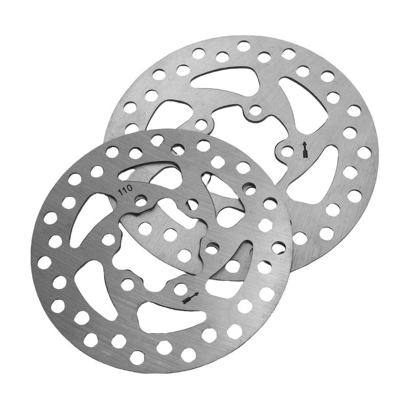 2 -Stcs 110 -mm -Scheibenbremsrotor 120 -mm -Bremsscheibe Edelstahl Austausch durch Hochtemperatur -Reibungsnachweis von TYCIONG
