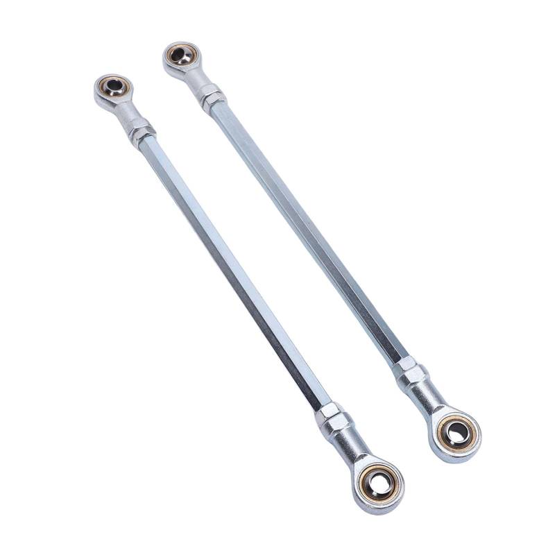 Lenkwellenstange Lenkung Lenkungsstange Stange Stange Ende Hochhärtung Legierung Stahlkugelgelenk 275 Mm Loch Abstand 8mm Lochdurchmesser für Go Kart Drift Trike ATV Quad Mini von TYCIONG