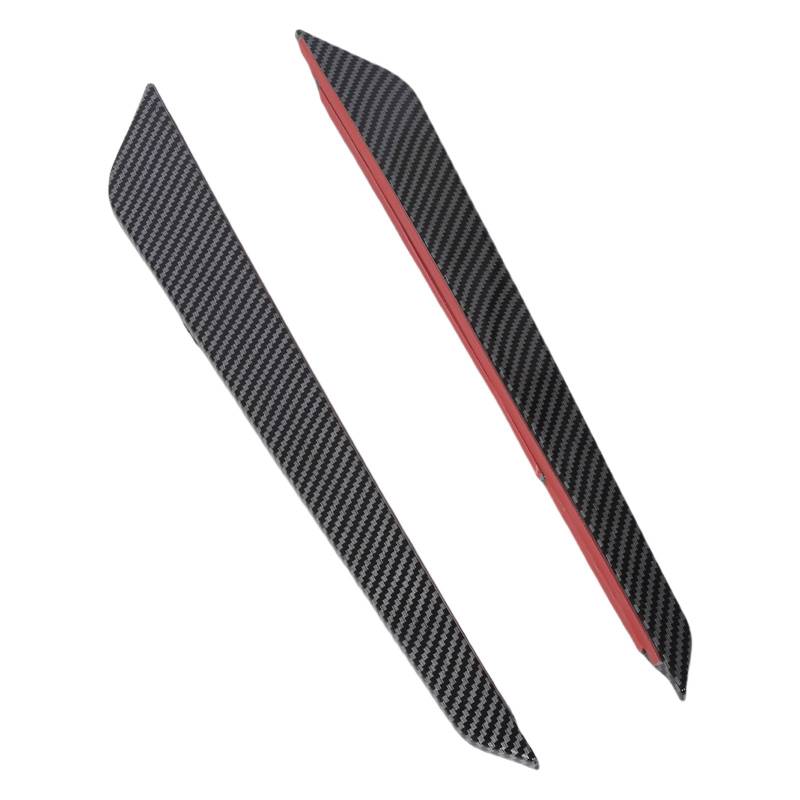 Vordere Stoßfänger-Seitspoiler Winglet Splitter Diffusor Ersatz für WRX STI VA 2015-2021 mit ABS-Material Wetterfestes Design (Kohlefaserstil) von TYCIONG