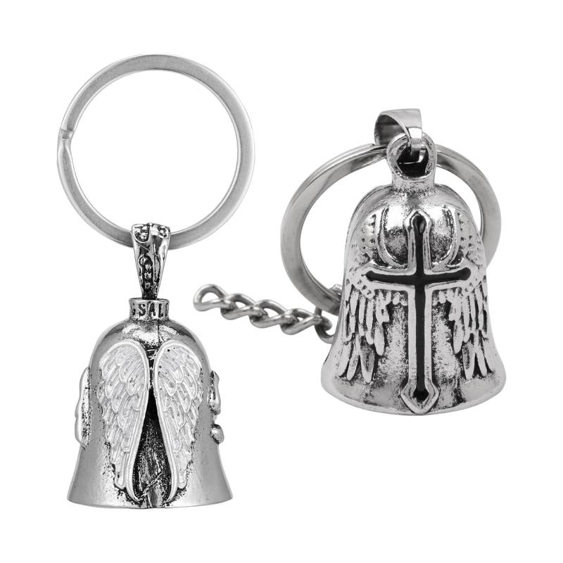 2 Stück Retro-Schlüsselanhänger, Klassisches Retro-Design, Metallmaterial, Dicke Textur, Für Persönlichen Stil, Geeignet Als Geschenk Oder Sammlerstück. von TYFGRT