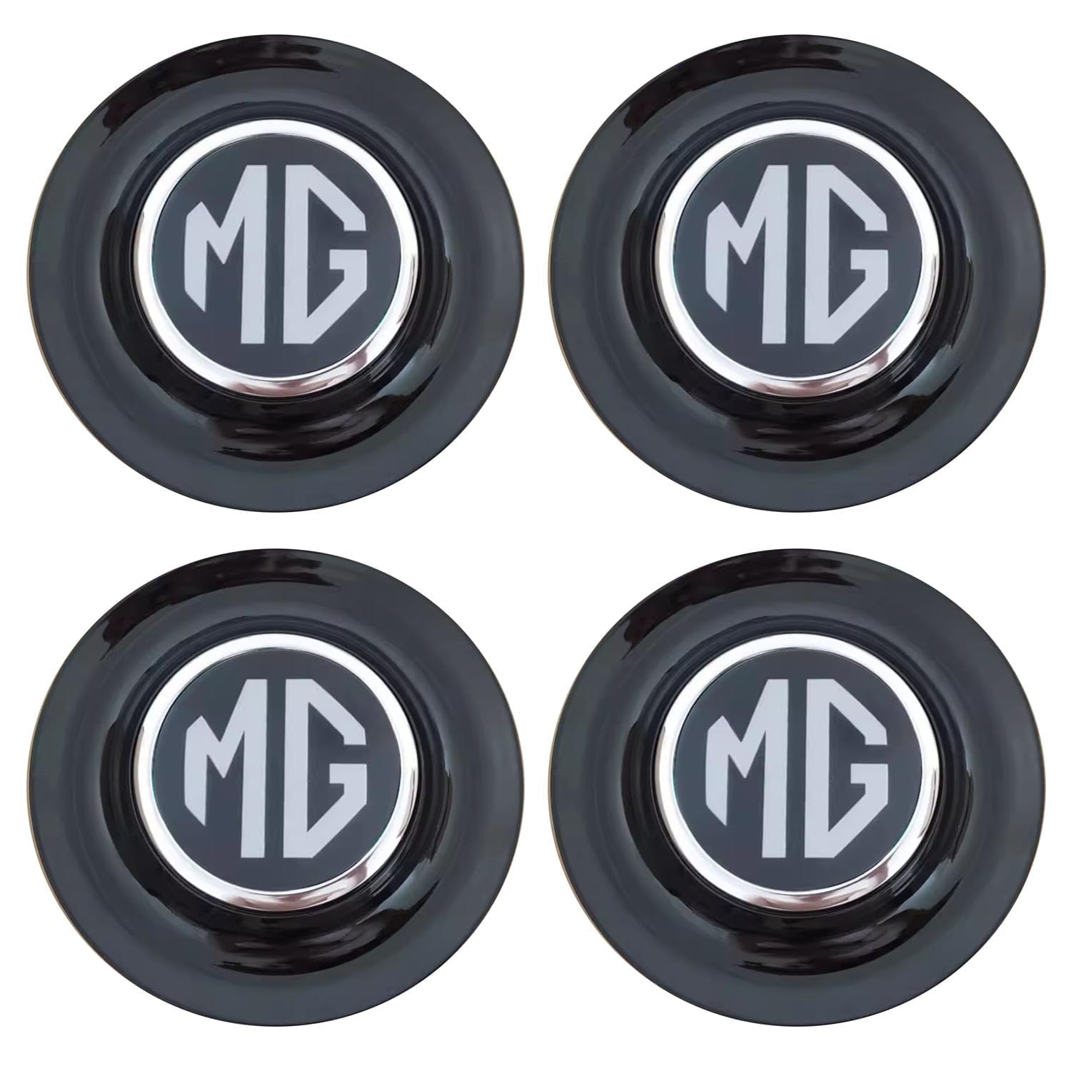 4 Stück Auto Radnabenkappen für MG GT ZS ZT 360 550 750 18.3cm Auto Nabendeckel Felgenkappen Radkappen Radnaben Nabenkappen Felgendecke,Silver Black 4 Stück Auto Radnabenkappen für MG GT ZS ZT 360 550 750 18.3cm Auto Nabendeckel Felgenkappen Radkappen Radnaben Nabenkappen Felgendecke,Silver Black von TYGCP