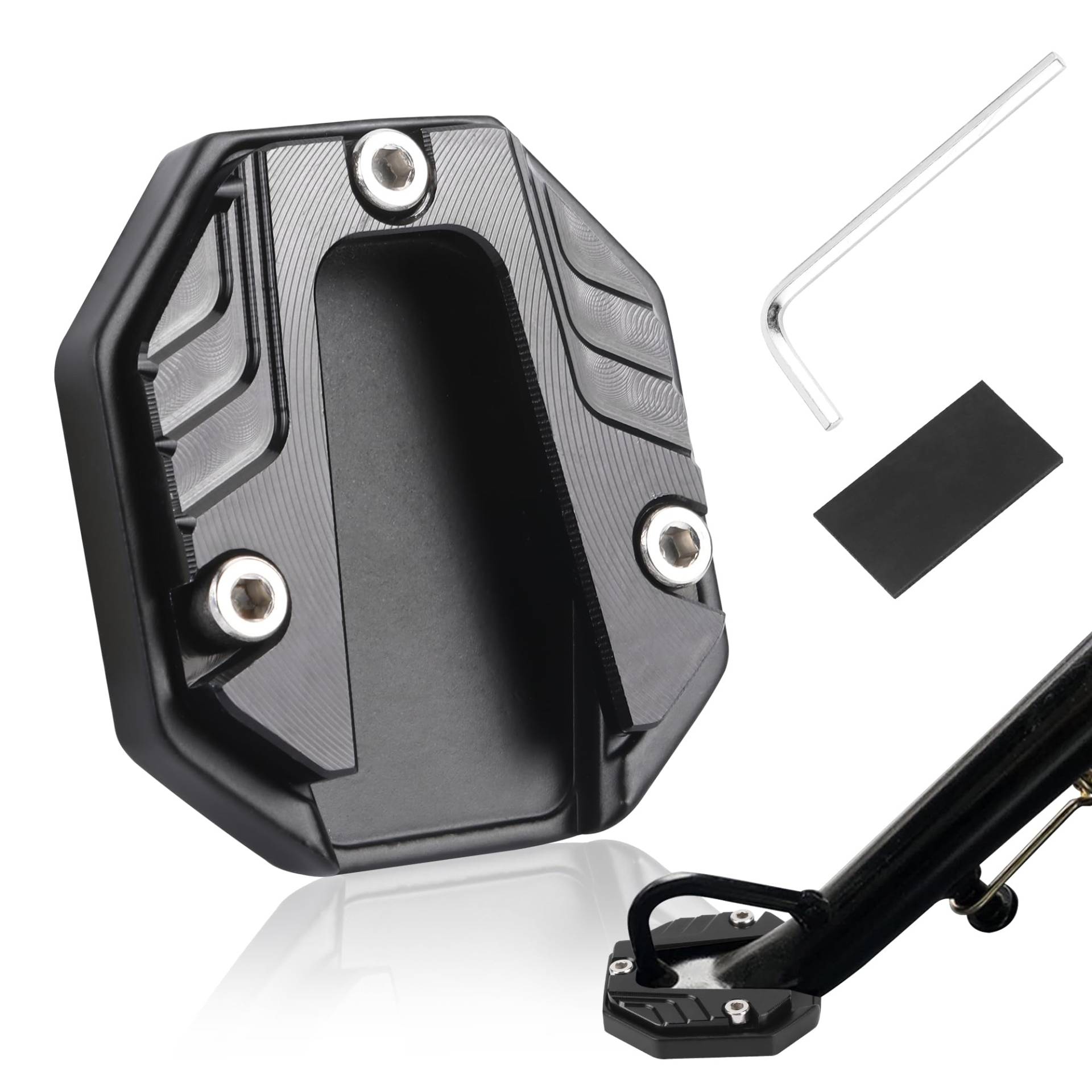 Motorrad Ständer Fuß Universal Motorrad Halterung CNC Aluminium Seitenverlängerung Vergrößern Ständer Verlängerung Pad Motorrad Motorrad Ständer Fuß Universal Motorrad Halterung CNC Aluminium Seitenverlängerung Vergrößern Ständer Verlängerung Pad Motorrad von TYSM-CC