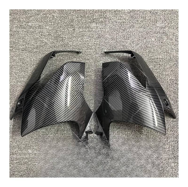 TYUHNLSBN Motorrad Heckverkleidung Carbon Faser Farbe Motorrad Kraftstoff Tank Seite Panel Seite Panel Front Blinker Shell Verkleidung Für Suzuki GSR400 GSR600 von TYUHNLSBN
