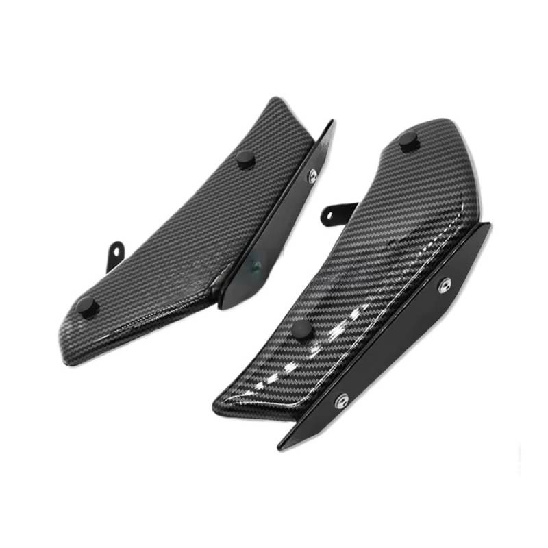 TYUHNLSBN Motorrad Heckverkleidung Downforce Sport Spoiler Für Kawa&saki Für Ninja 400 Ninja400 Seitenspoiler Windabweiser Rahmen Verkleidung Kit Motorradzubehör von TYUHNLSBN