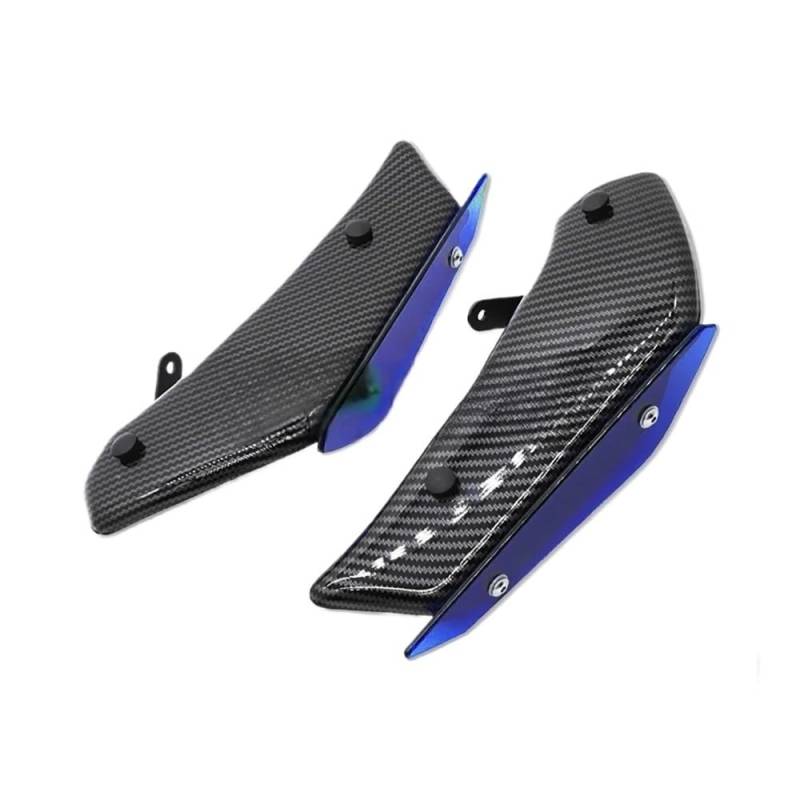TYUHNLSBN Motorrad Heckverkleidung Downforce Sport Spoiler Für Kawa&saki Für Ninja 400 Ninja400 Seitenspoiler Windabweiser Rahmen Verkleidung Kit Motorradzubehör von TYUHNLSBN