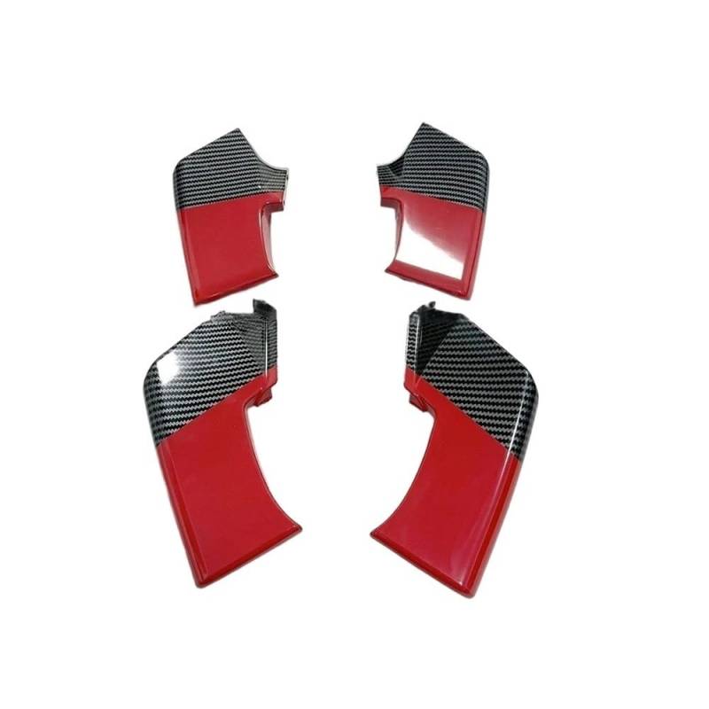 TYUHNLSBN Motorrad Heckverkleidung Für Duc&ati Streetfighter V4 V4S V2 2018-2023 Oberen Unteren Winglets Carbon Fiber Air Deflektor Verkleidung Motorrad Seite Festen Flügel von TYUHNLSBN