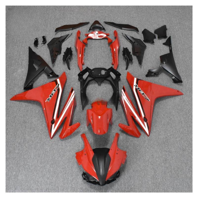 TYUHNLSBN Motorrad Heckverkleidung Für h&ond&a CBR 500R 2016 2017 2018 CBR500R Motorradzubehör Rücksitzlehne Seitenabdeckung Heckverkleidung Verkleidungsverkleidung von TYUHNLSBN