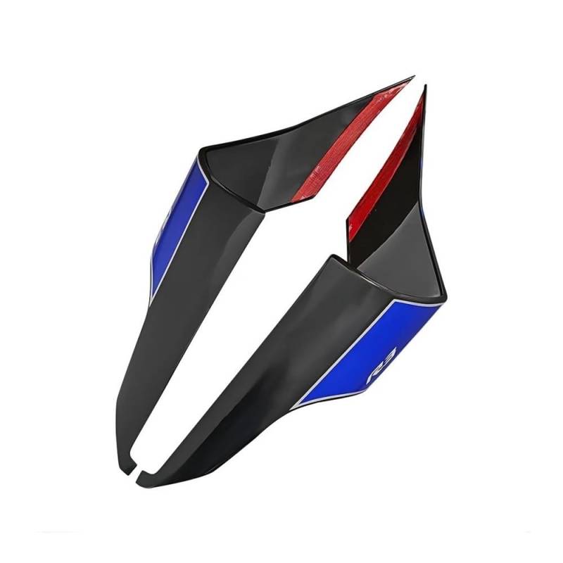 TYUHNLSBN Motorrad Heckverkleidung Hinten Side Cowling Für YAM&AHA YZF-R3 R3 2019 2020 2021 2022 2023 Motorrad Zubehör Verkleidung Feste Wind Flügel Dark Blau von TYUHNLSBN