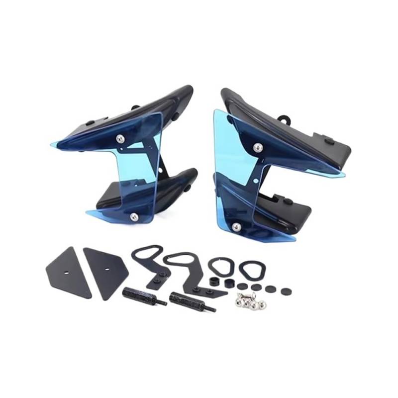 TYUHNLSBN Motorrad Heckverkleidung Motorradteile Für YAM&AHA MT-09 MT09 MT 09 SP 2018 2019 2020 2017 Seitlicher Abtrieb Nackt Spoiler Fester Winglet Verkleidungsflügel von TYUHNLSBN