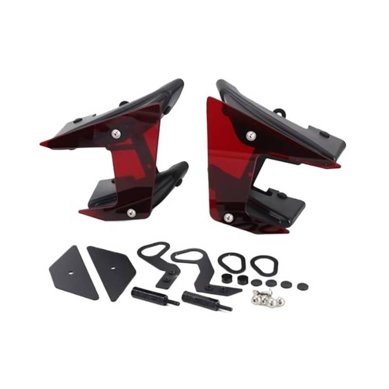 TYUHNLSBN Motorrad Heckverkleidung Motorradteile Für YAM&AHA MT-09 MT09 MT 09 SP 2018 2019 2020 2017 Seitlicher Abtrieb Nackt Spoiler Fester Winglet Verkleidungsflügel von TYUHNLSBN
