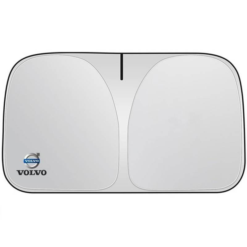 Sonnenschutz Auto Frontscheibe, für Volvo XC60 2018-2024 Auto Sonnenblende Frontscheibenabdeckung,Sonnenblende Vorne UV-Schutz, Faltbare,B/145.80 von TYUIGHF