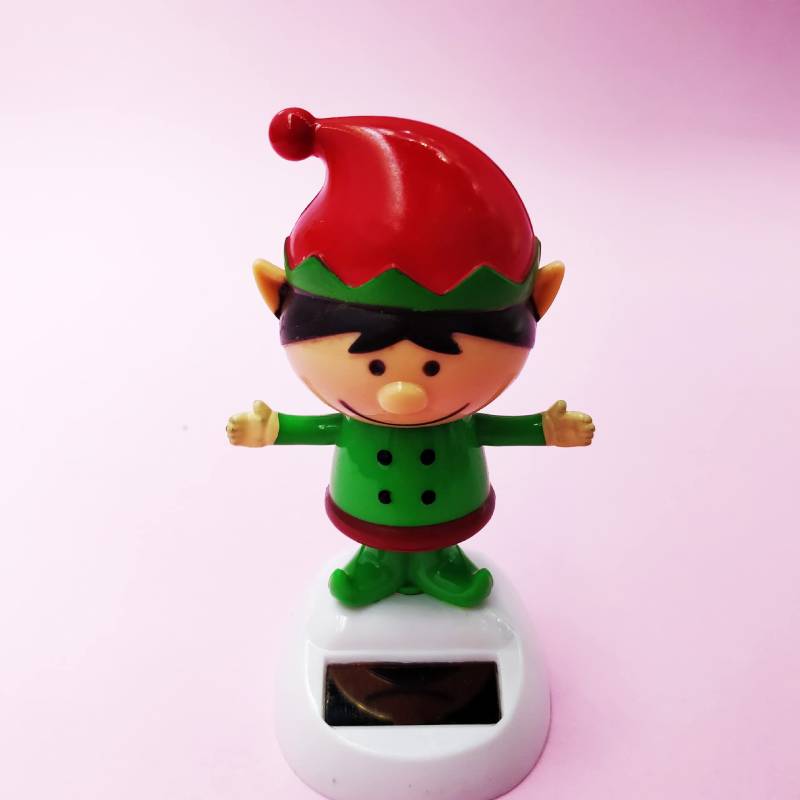 TYUTYU Schütteln Kopfspielzeug Auto Ornamente Bobblead Nod Puppen Santa Claus Lustige Wackelkopf Roboter Auto Dashboard Dekorationen Zubehör (Color Name : I) von TYUTYU