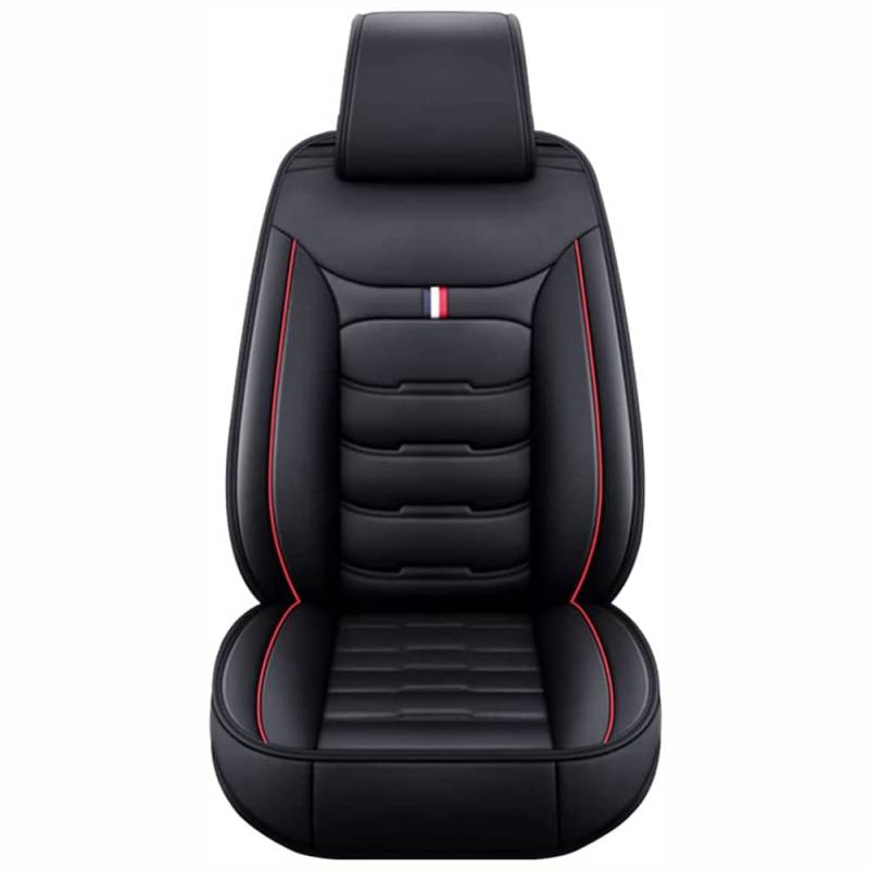 Spezieller Autositzbezüge Set für Volkswagen VW Tiguan Allspace Life Elegance R-Line 7-Seater 2017-2022, Luxuriöses All Inclusive Design Komfort Autositzbezug aus Leder von TYYLDZ