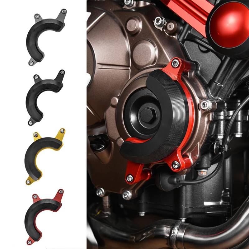 TaTonCycle CB650R CB650F Motorrad Motor Statorgehäuseschutz Rahmenschieber Anti-Crash-Pad Verkleidungsschutz für Ho-nda Zubehör CB 650 R 2019–2022 CB650F 2014–2020 (Titan) von TaTonCycle