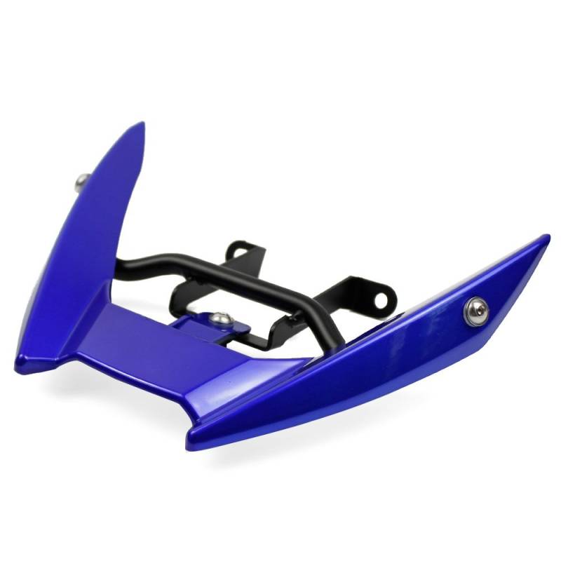 TaTonCycle Motorrad Kotflügel Kotflügel Schnabel Oberer Scheinwerfer Verkleidung Spoiler Extender Cowl Stay Halterung Halterung für Y-amaha MT-09 FZ-09 MT09 FZ09 2014 2015 2016 (Blau) von TaTonCycle