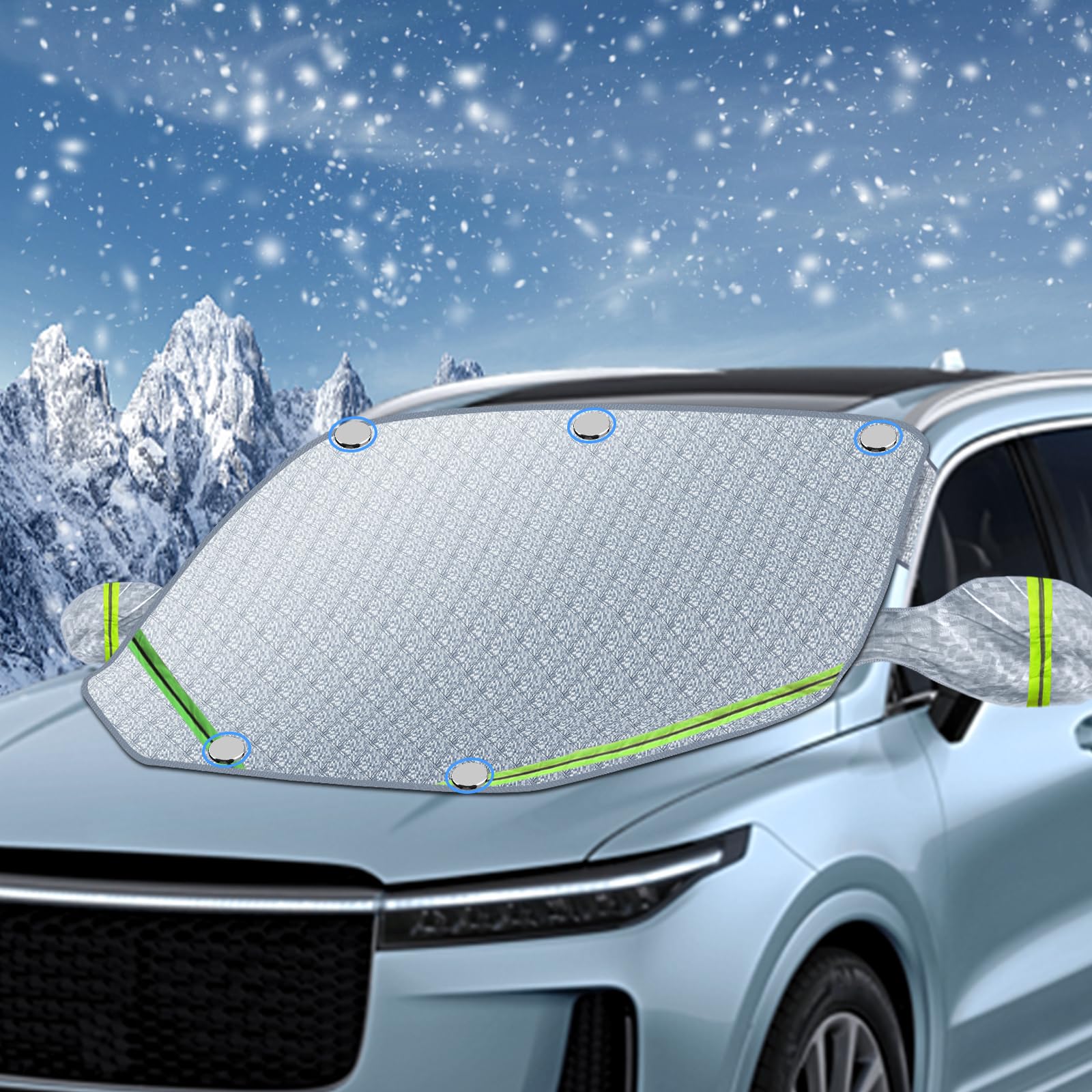 Tacilin Frontscheibenabdeckung Winter, Windschutzscheibenabdeckung Frontscheibenabdeckung Auto Scheibenabdeckung Auto Winter Windschutzscheibe Abdeckung Für Die Gegen Schnee Tacilin Frontscheibenabdeckung Winter, Windschutzscheibenabdeckung Frontscheibenabdeckung Auto Scheibenabdeckung Auto Winter Windschutzscheibe Abdeckung Für Die Gegen Schnee von Tacilin