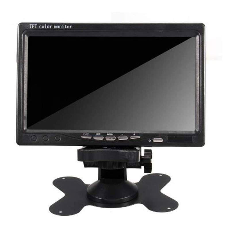 Taffio Universal 7" Monitor Display Bildschirm für Rückfahrkamera oder Video über Cinch von Taffio