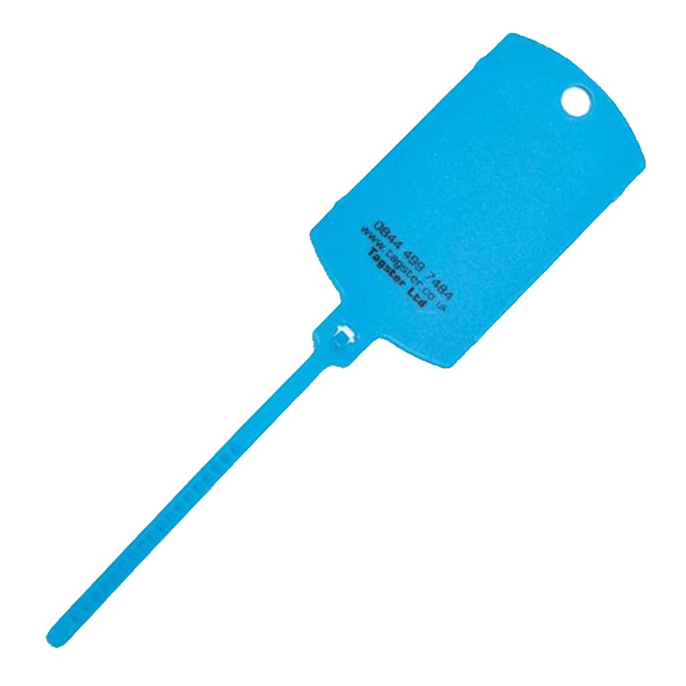 Schlüsselanhänger – Fahrzeug-Kunststoff-Schlüsselanhänger, unbedruckt (200) mit selbstschlaufenden Schwänzen (blau) von Tagster