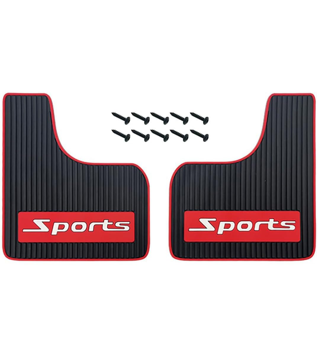 Universal-Auto-Schmutzfänger, Gummi, weich, Keine Kollision, vorne und hinten, Spritzschutz für Autos, 4 Stück Universal-Auto-Schmutzfänger, Gummi, weich, Keine Kollision, vorne und hinten, Spritzschutz für Autos, 4 Stück von Takelablaze