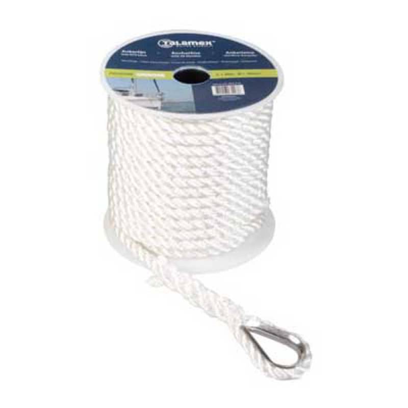 Talamex Ankerleine Ø 10mm x 20m weiß Polyester von Talamex