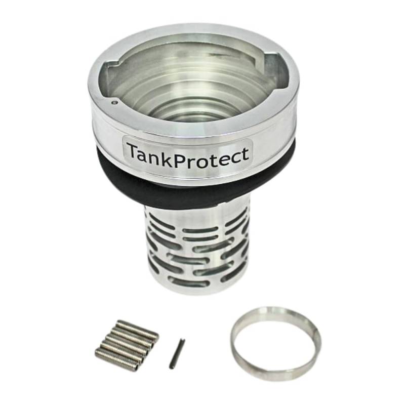Tank Protect Aluminium Tankfüllschutz 80mm für LKW Diebstahlsicherung Diebstahlschutz Tankschloss Krafststofftank Tankdeckel kompatibel mit Mann DAF Scania Iveco von Tank Protect