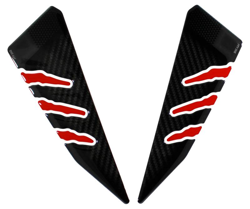 Tankpad Grafikkit kompatibel für Honda Transalp XL 750 grau schwarz X550904VA von Tankpad