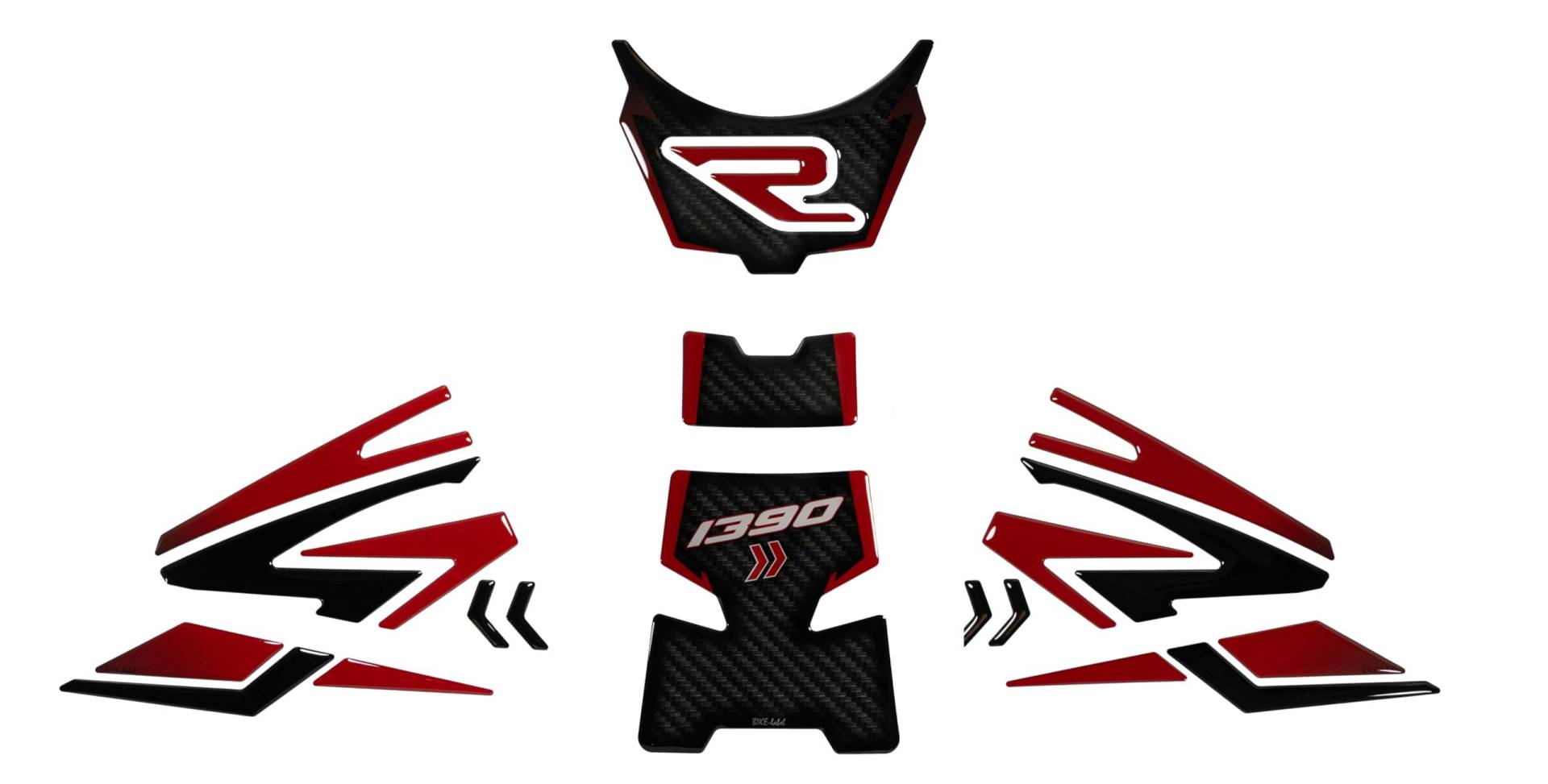 Tankpad Knee-Pad Set 3D Carbon Optik kompatibel für KTM 1390 Super Duke R X850081VA Tankpad Knee-Pad Set 3D Carbon Optik kompatibel für KTM 1390 Super Duke R X850081VA von Tankpad