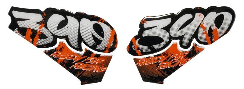 Tankpad Knieschutz Urban Splatter Orange kompatibel mit KTM Duke 390 X800447VA von Tankpad