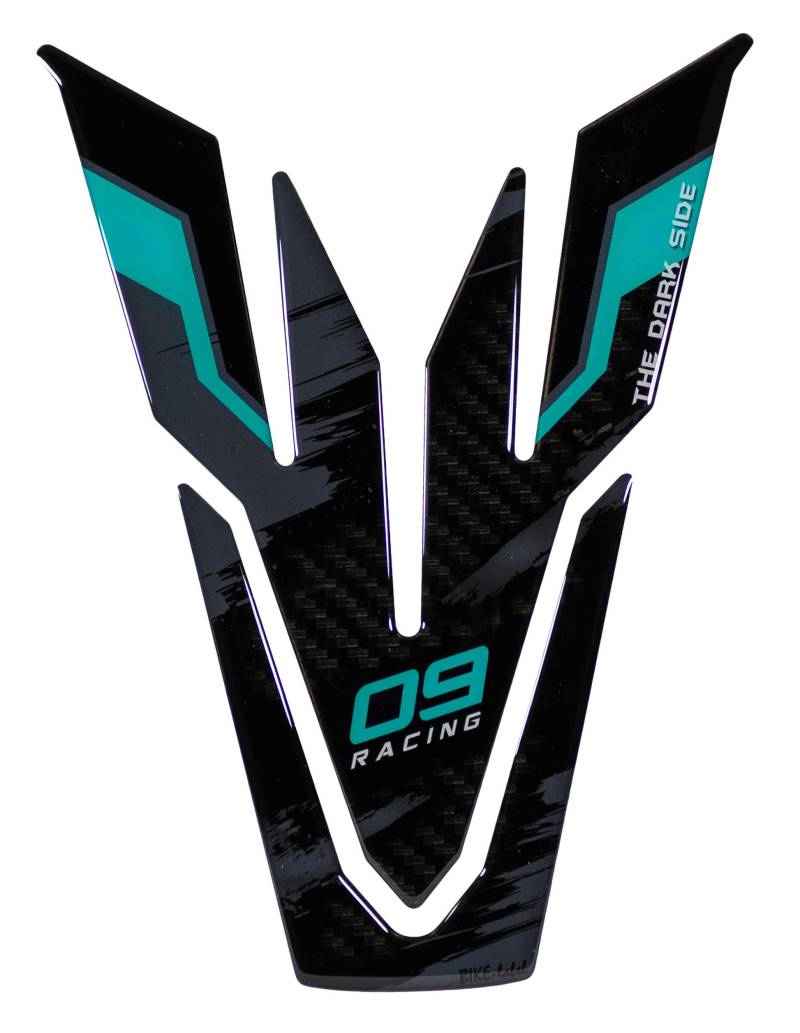 Tankpad Motorradaufkleber kompatibel mit Yamaha MT-09 Midnight Cyan 2024 X508111VA von Tankpad