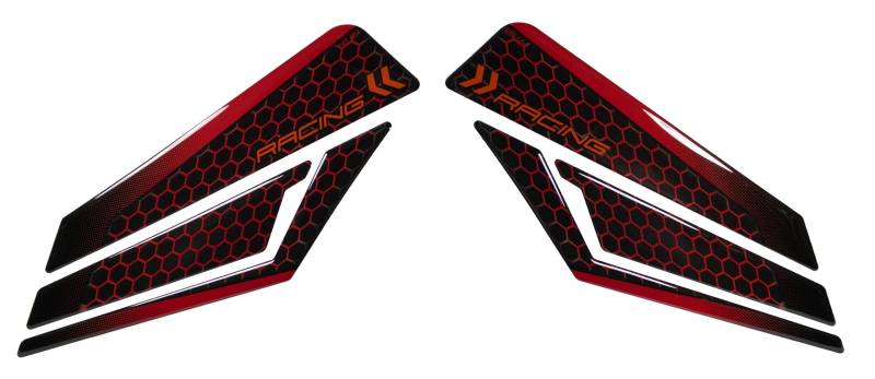 Tankpad Seiten Tankschutz kompatibel mit KTM Duke 390 orange X800443VA von Tankpad