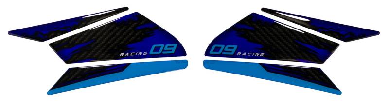 Tankpad Tankseite Gel Pad kompatibel mit Yamaha MT-09 Icon Blue 2024 X801113VA von Tankpad