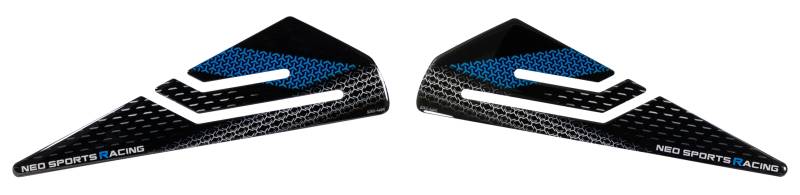 Tankpad seitlicher Tank Gel Kneepads kompatibel für Honda CB125R Blau X802205VA von Tankpad