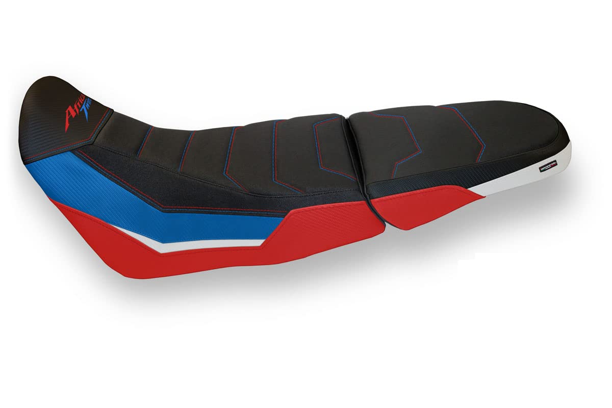 Sattelbezug kompatibel mit CRF 1000 Adventure Sport Africa Twin Mod Ufa Special Color 2 Ultragrip (mehrfarbig) Tappezzeria Italia von Tappezzeria Italia