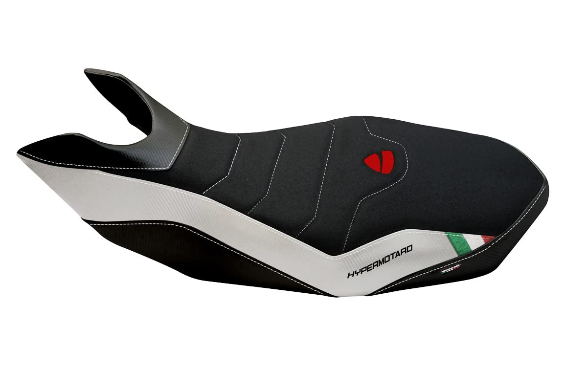 Tappezzeria Italia Sitzbezug kompatibel mit Ducati Hypermotard 796/1100/1100 EVO (07–12) Ribe 2 Ultragrip Modell von Tappezzeria Italia