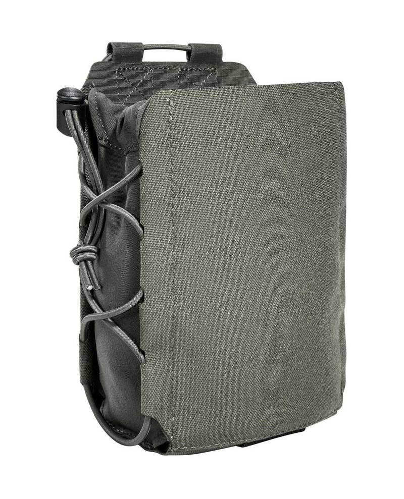 Tasmanian Tiger TT Multipurpose Side Pouch IRR Modulare Rucksack-Zusatztasche, Seitentasche, Flaschentasche mit Molle-System, Stativ-Tasche, Steingrau-Oliv IRR von Tasmanian Tiger
