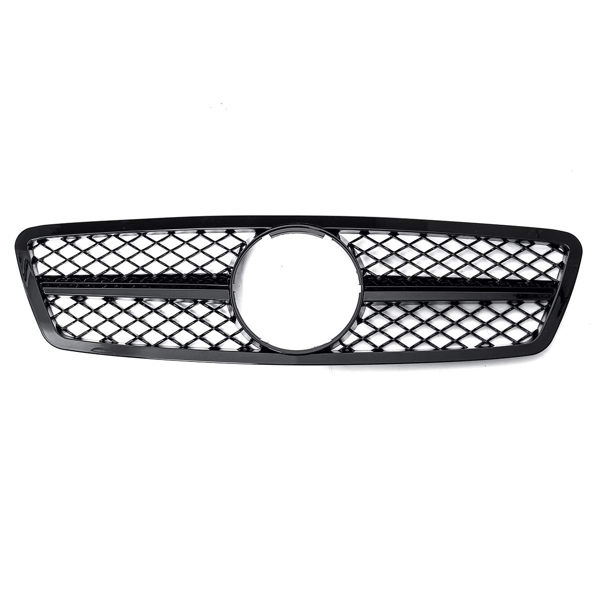 Tassety Auto Frontstoßstangengitter Kühlergrill Glänzend Schwarz für C- W203 C280 C320 C240 C200 C63 2000-2006 Tassety Auto Frontstoßstangengitter Kühlergrill Glänzend Schwarz für C- W203 C280 C320 C240 C200 C63 2000-2006 von Tassety