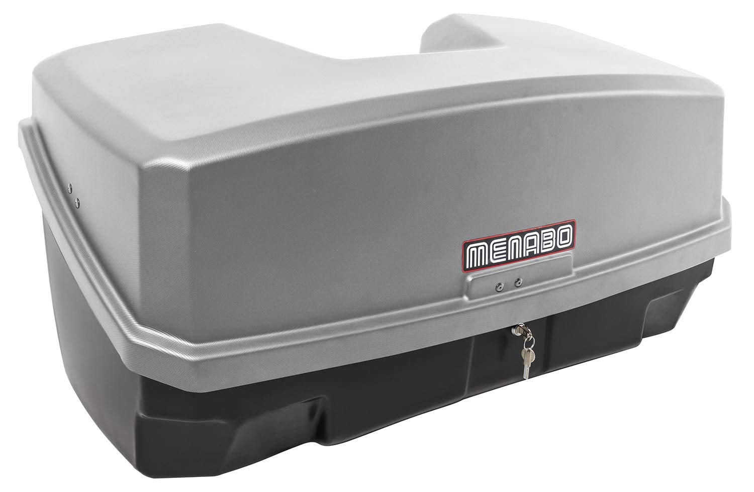Ménabo Nekkar Silber Transportbox Gepäckbox für Kupplungsträger Heckträger 300 Liter, Hart, Silberfarben, Wasserdicht, Transportbox, Menabo Race 3, Race 4, Project Tilting 3 Ménabo Nekkar Silber Transportbox Gepäckbox für Kupplungsträger Heckträger 300 Liter, Hart, Silberfarben, Wasserdicht, Transportbox, Menabo Race 3, Race 4, Project Tilting 3 von AAWFHRIE