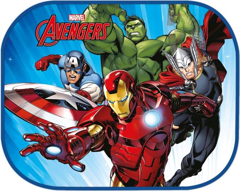 Paar Seitenmarkise Marvel Avengers 44 x 35 cm Sonnenschutz Superhelden Iron Man, Thor, Hulk, Captain America von TataWay in viaggio si cresce