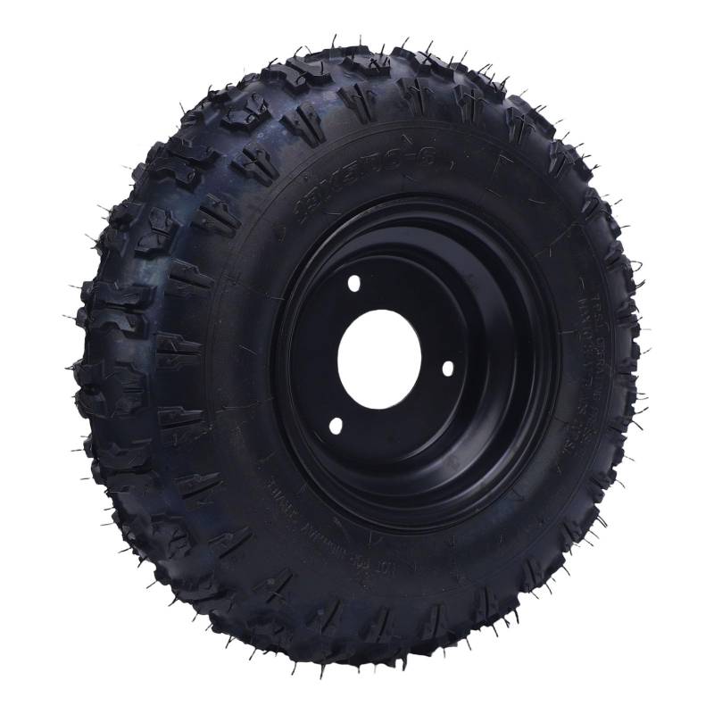13x5.00 6 Rad Rand Reifenbaugruppe Verbessert Traktion Impact Proof Go Kart Drift Trike Quad ATV von Tbest