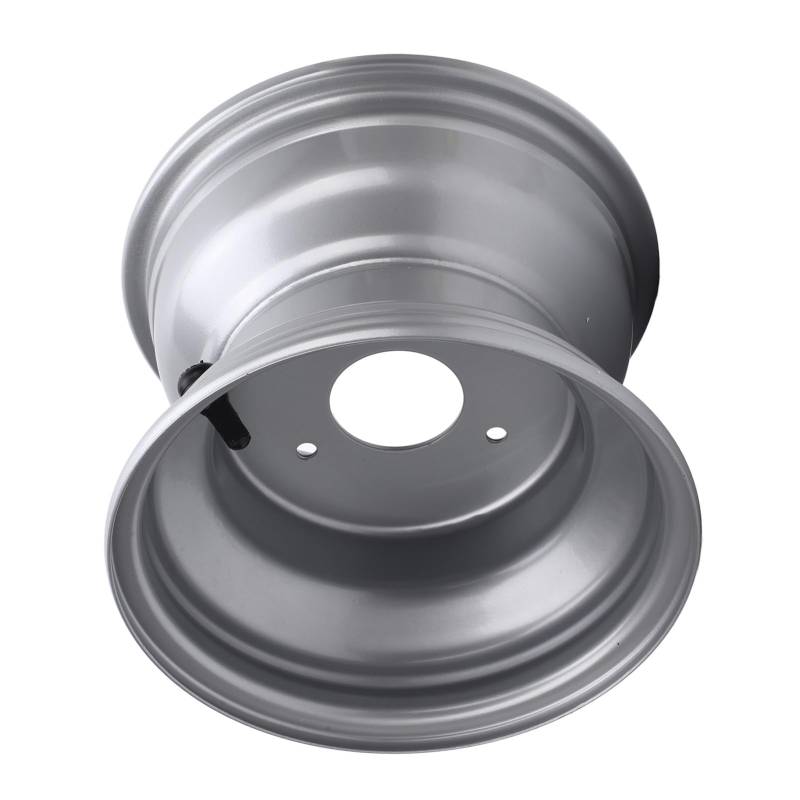18x9.50-8 ATV Rad Rand Hochfestigkeit Aluminiumlegierung 8 Zoll Rad Rand Nabe für Go Karts Carts Silber (Drei Loch (Lochabstand: 78 mm / 3.07in)) von Tbest