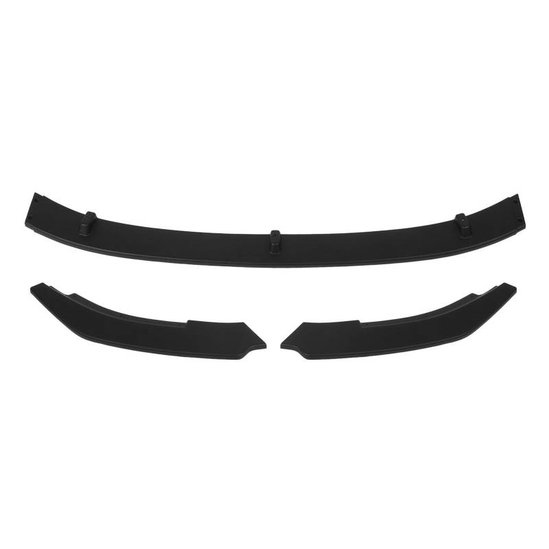3pcs Front Stoßfänger Lip Splitter Kits Hochfestige Abs Stoßfänger Lippenspoiler Diffusor füR MK6 R20 R 2008-2013 Auto Upgrade (Matt-schwarz) von Tbest