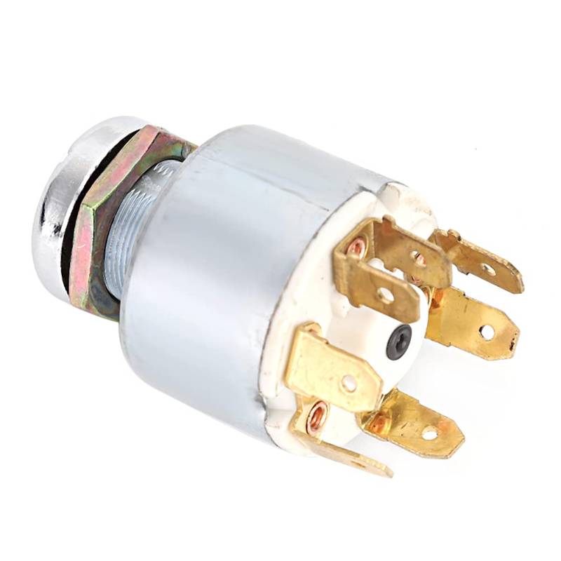 4 position ignition switch,Universal 12V 4 Position Zündschloss Schlüssel für Auto Motorrad Fahrrad Boot,Lade- und Startsystem von Tbest