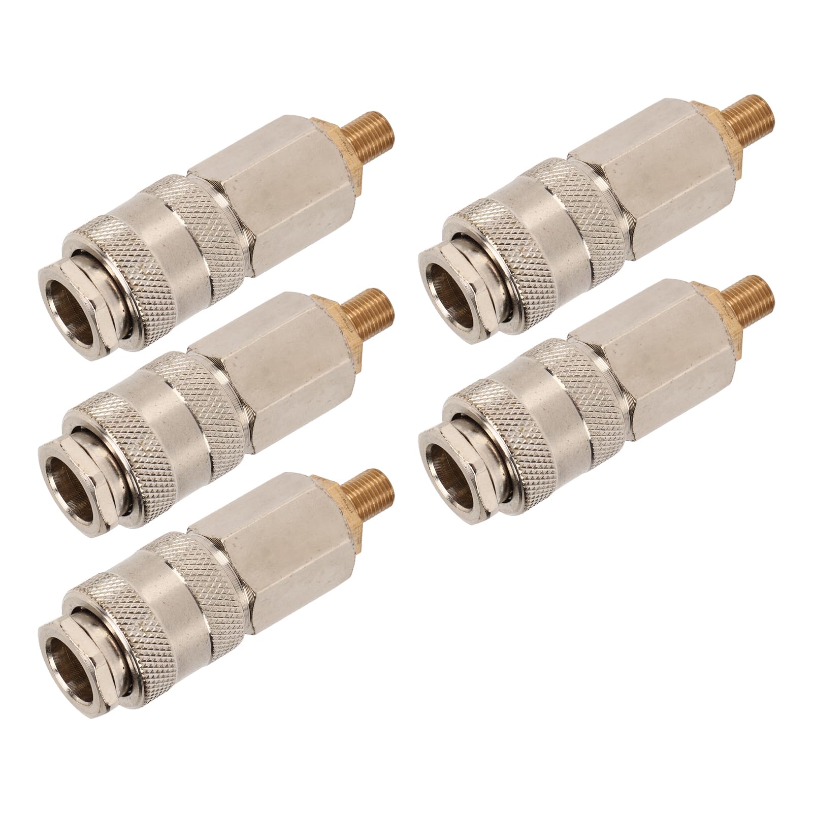 5 Stück Reifenfüller-Luftkompressor-Adapter, Presta-auf-Schrader-Ventil-Adapter, 3-in-1-Luftpumpenzubehör für Pumpe oder Luftkompressor von Tbest