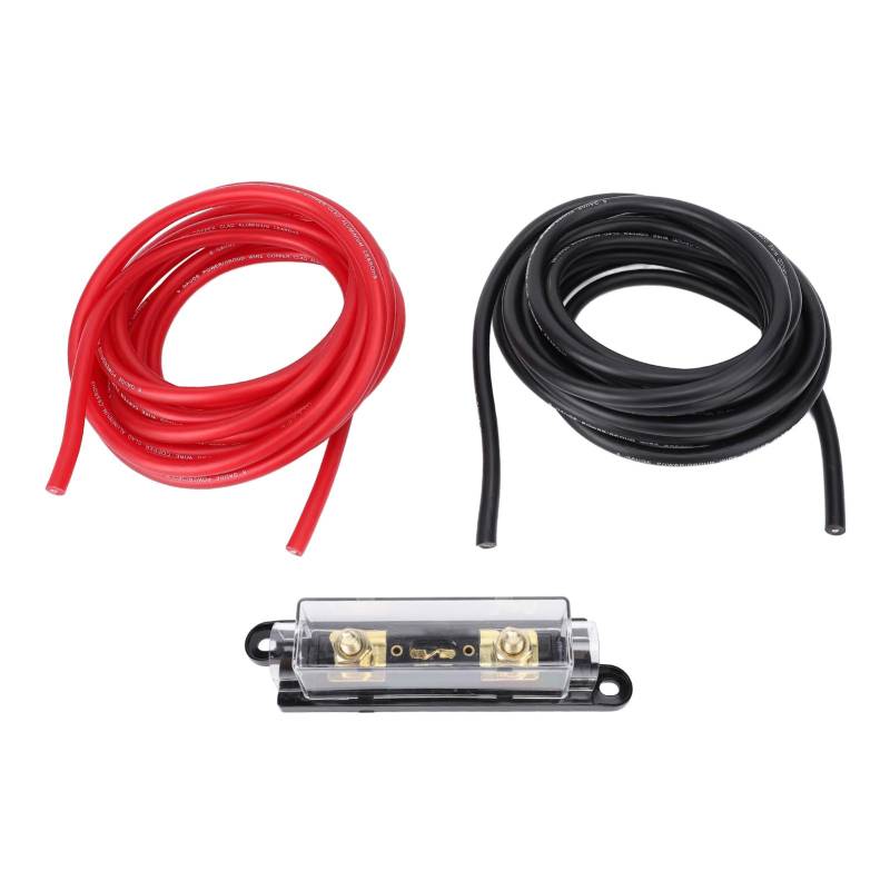 8AWG 20ft Draht Stabiles Signal Effizienter Übertragungskupfer -Aluminium -Stromkabel mit 100A -Kastenauto -Wohnmobilanhänger von Tbest