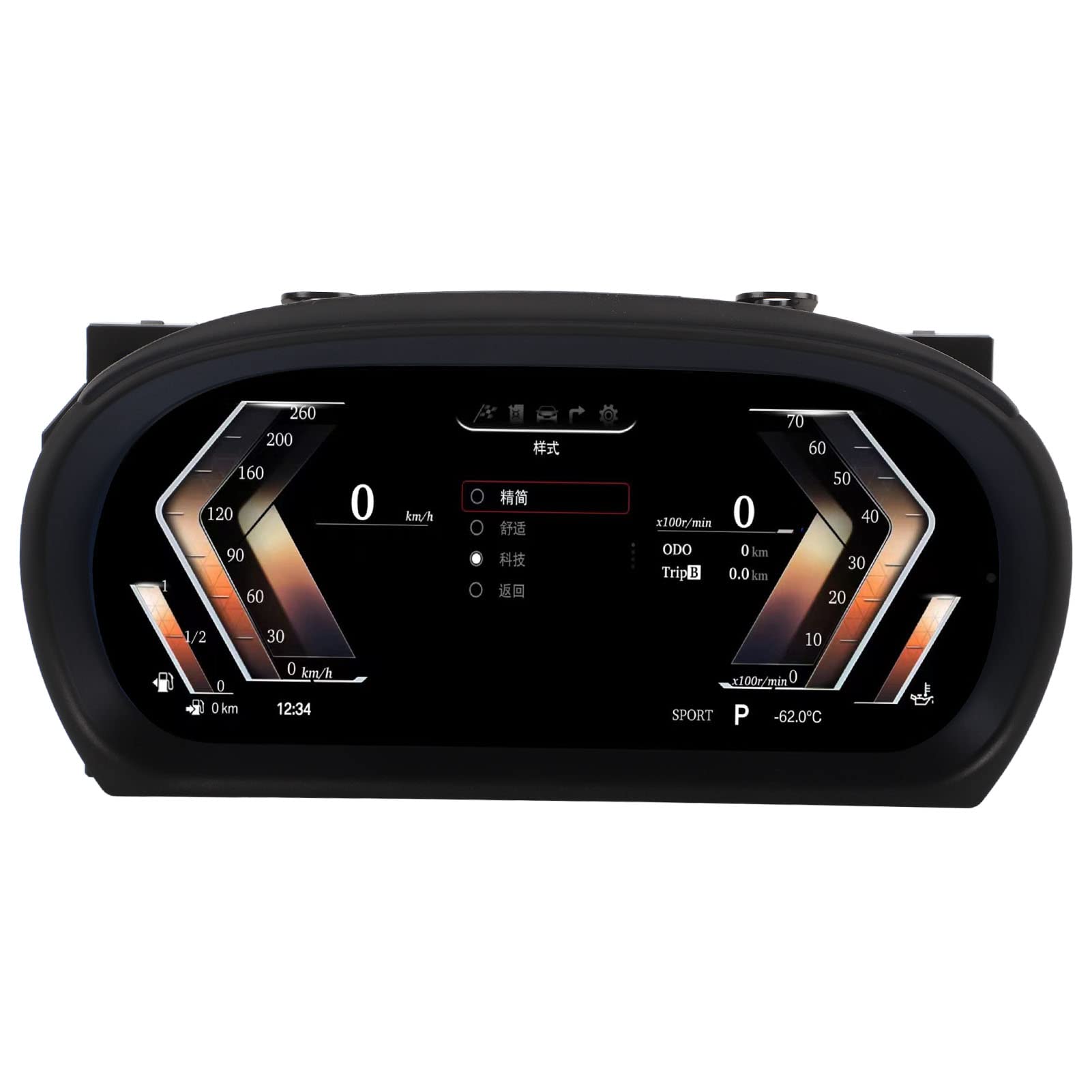 Auto LCD Bildschirm Messgerät, 12,3 Zoll Auto Digital Cluster Instrument LCD Armaturenbrett Geschwindigkeitsmesser Zeigen Kfz Tachometer Dash Monitor für 3er E90 E91 E92 E93 Auto LCD Bildschirm Messgerät, 12,3 Zoll Auto Digital Cluster Instrument LCD Armaturenbrett Geschwindigkeitsmesser Zeigen Kfz Tachometer Dash Monitor für 3er E90 E91 E92 E93 von Tbest