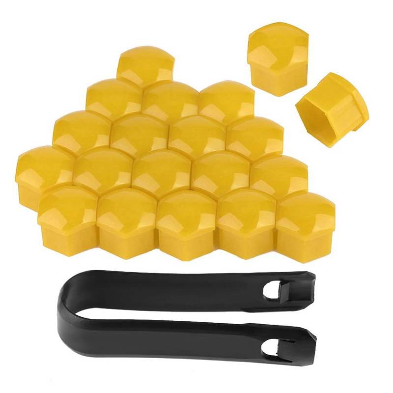 20pcs 19mm auto,radmutterkappen 19mm,radmuttern gelb,Auto Rad Radmutter Kappe Auto Rad Reifen Reifen Mutter Schraube Abdeckkappen 20pcs 19mm Auto Radmutter Kappen Auto Hub Schraube Abdeckung Bolzen Fe von Tbest