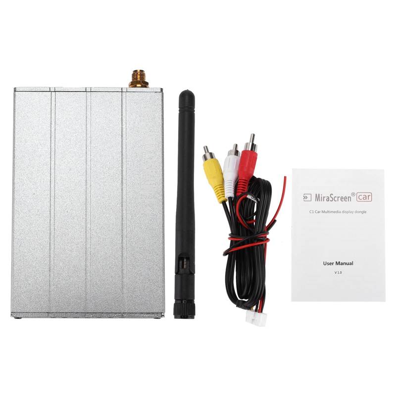 Auto WiFi Display Wireless Smart Display Box, Auto WiFi Display Box Spiegel Link Adapter TV Stick DLNA Leistungsstark Kompatibel für Andriod C1 von Tbest