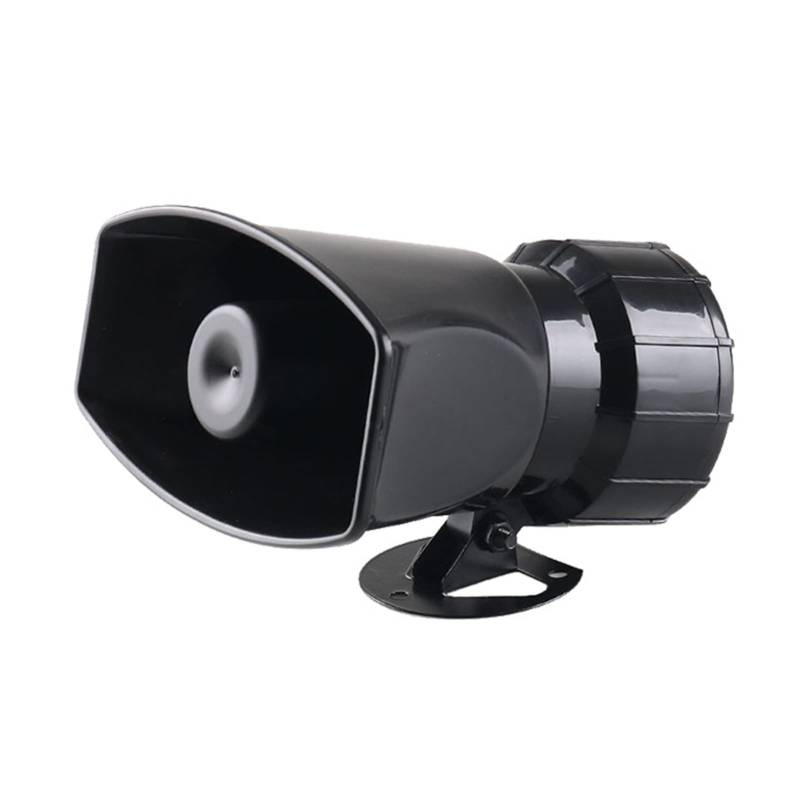 Autoalarm Horn 7 Töne Laut Klare Soundlautsprecher Wireless Alarm für Fahrzeuge Boote von Tbest
