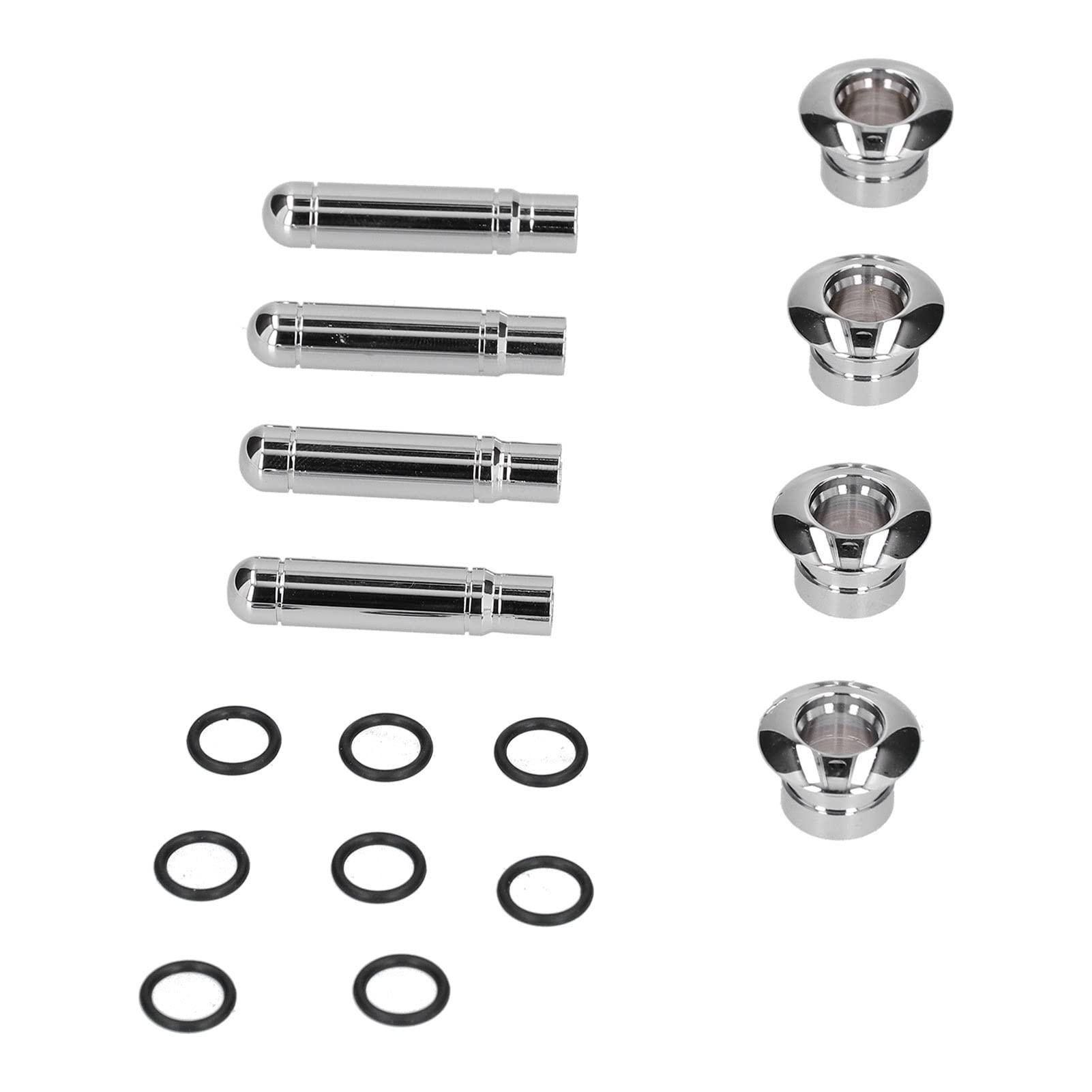 Autotürschloss Pin 8 Stück, Autotürschloss Knöpfe 8 Stück Autotürschloss Pin mit Abdeckung ABS Chrom Ersatz für Trax/Cruze/Malibu von Tbest