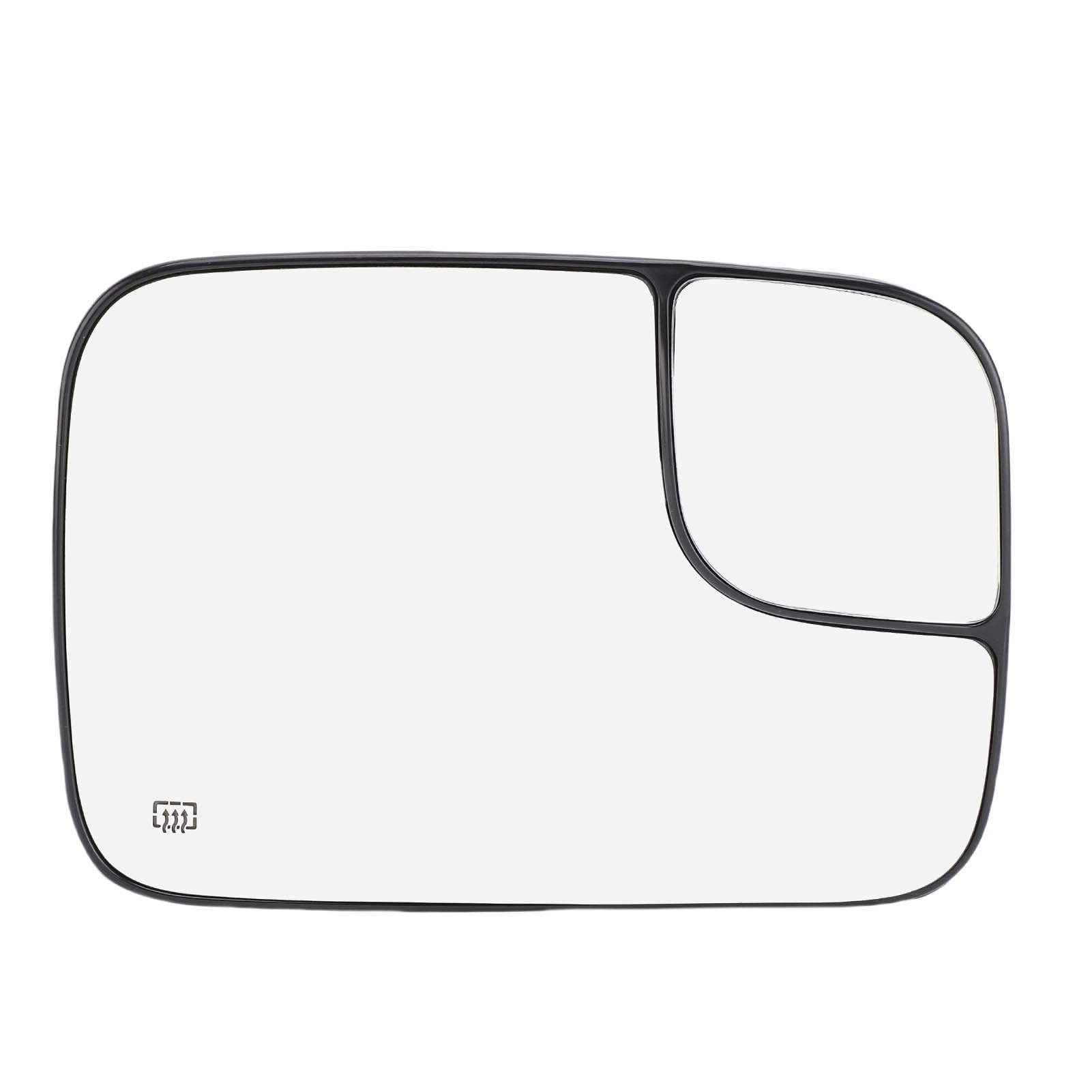Beheizter Konvexer Spiegelglas Blind Fleck Erhitzte Seitenspiegel Glasersatz für Rams 1500 2500 3500 2002 2008 High Definition Glaswetterfest Stoßdichtheit (Rechts 5191036AA) von Tbest